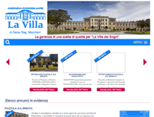 Tablet Screenshot of immobiliarelavilla.com